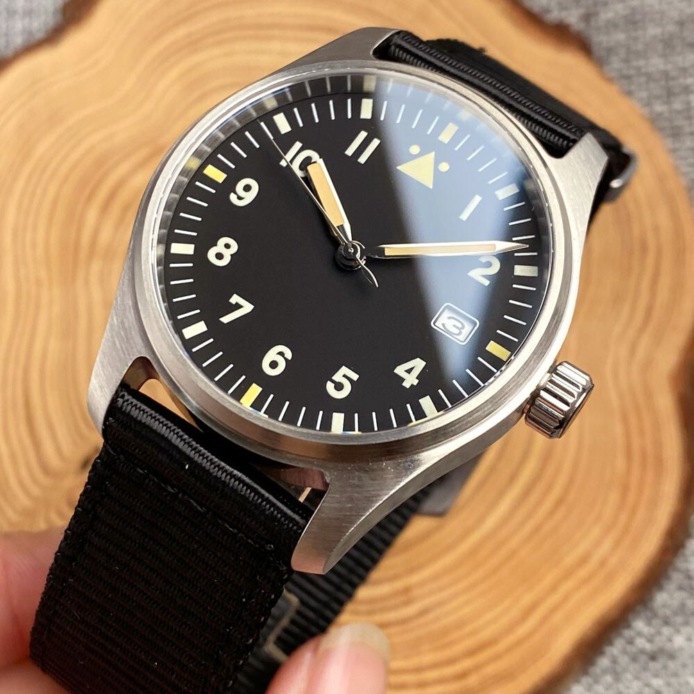 39mm NH35A Sapphire Glass Luminous 20ATM Diver Automatic Brushed Men Watch Date