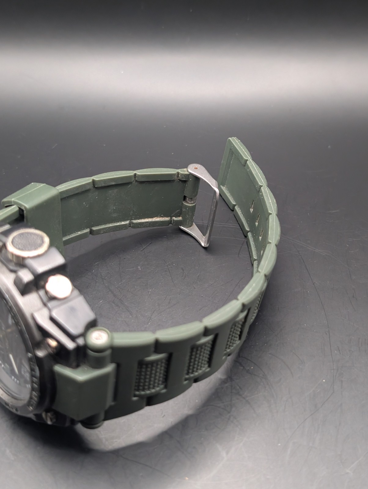 Sanda Mens Black Chrome Everyday Tough Military Sport Fashion Nee Battery