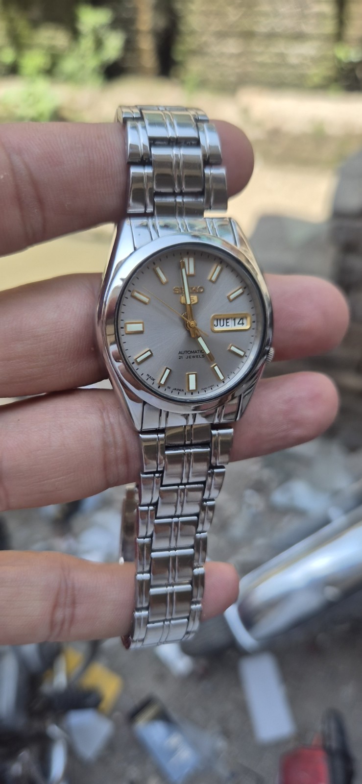 Seiko 5 Automatic Glass Back