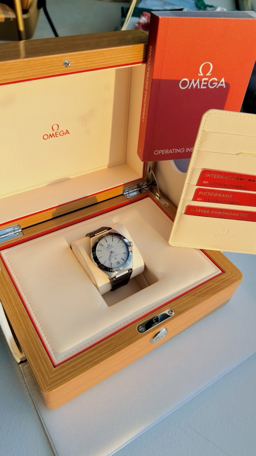 Omega Constellation Co-Axial Master Chronometer 41mm Grey Dial – Full Set