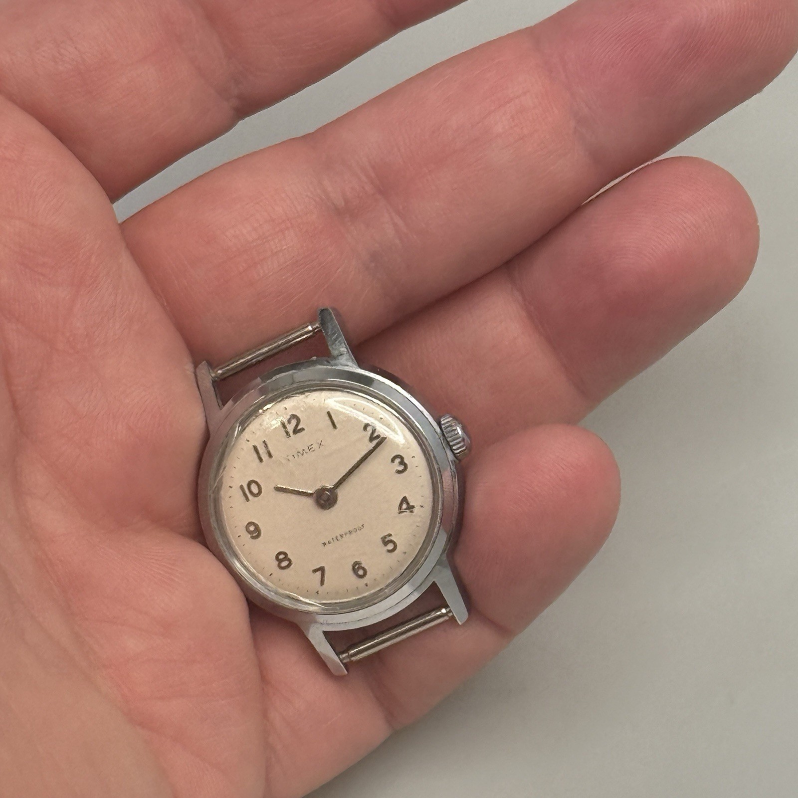 Vintage 1960s Womens Timex Mechanical Watch 27mm 12mm Lug Runs EUC