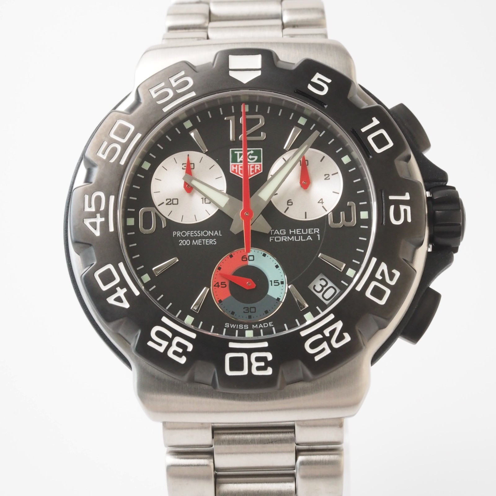 TAG HEUER Formula 1 CAC1110-0 Quartz Chronograph Black Dial Men’s 41 mm Watch