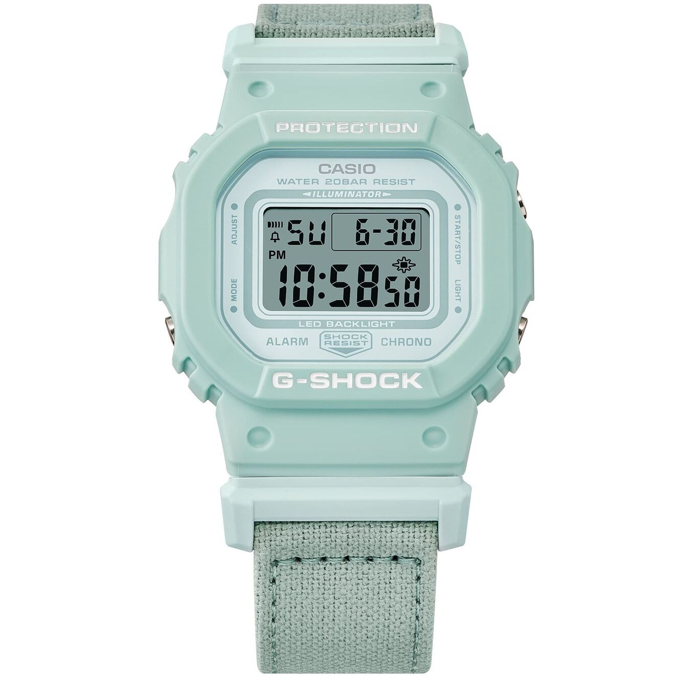 CASIO G-SHOCK GMD-S5600CT-3JF FOOD TEXTILE TRUECOTTON Digital Watch Blue 40.5mm