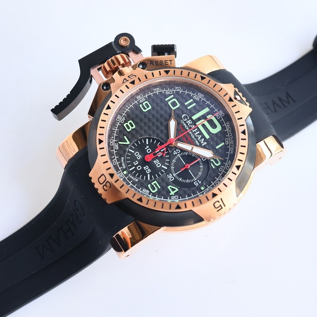 Graham men’s multifunctional quartz watch size: 44mm thick 8mm