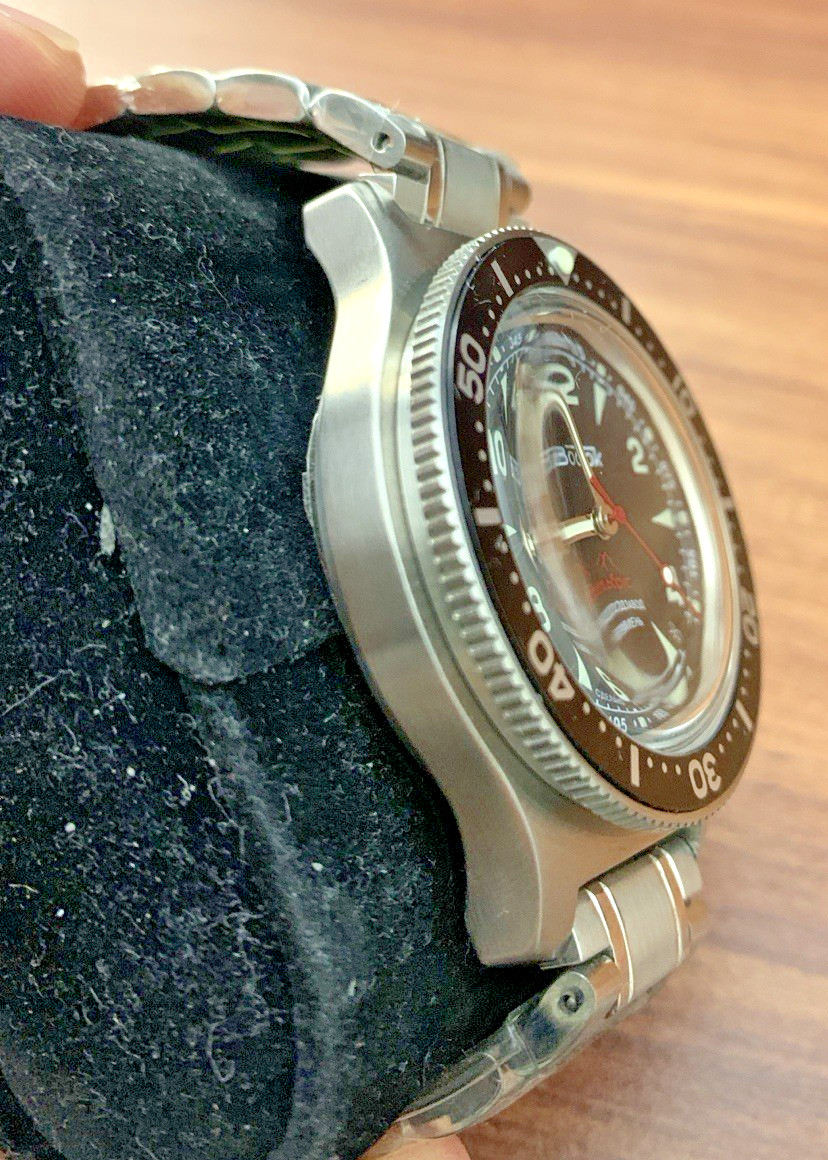 Vostok Amphibia 74092B Automatic Watch Elbrus Mountain Special USA Seller
