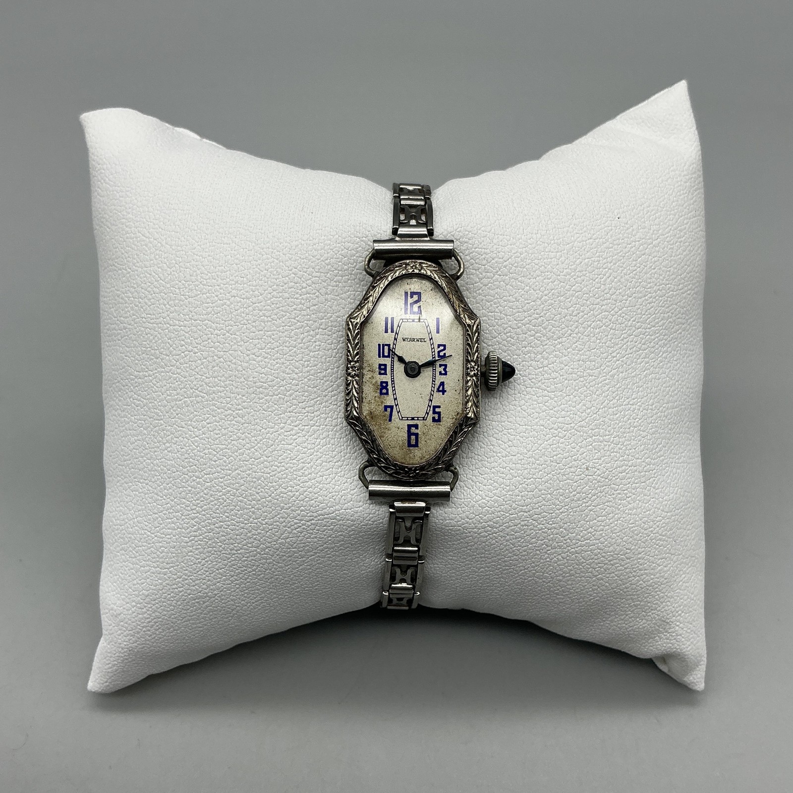 Vintage Wearwel Womens Watch 16mm 19K Rolled Gold Plated Manual Art Deco 6″