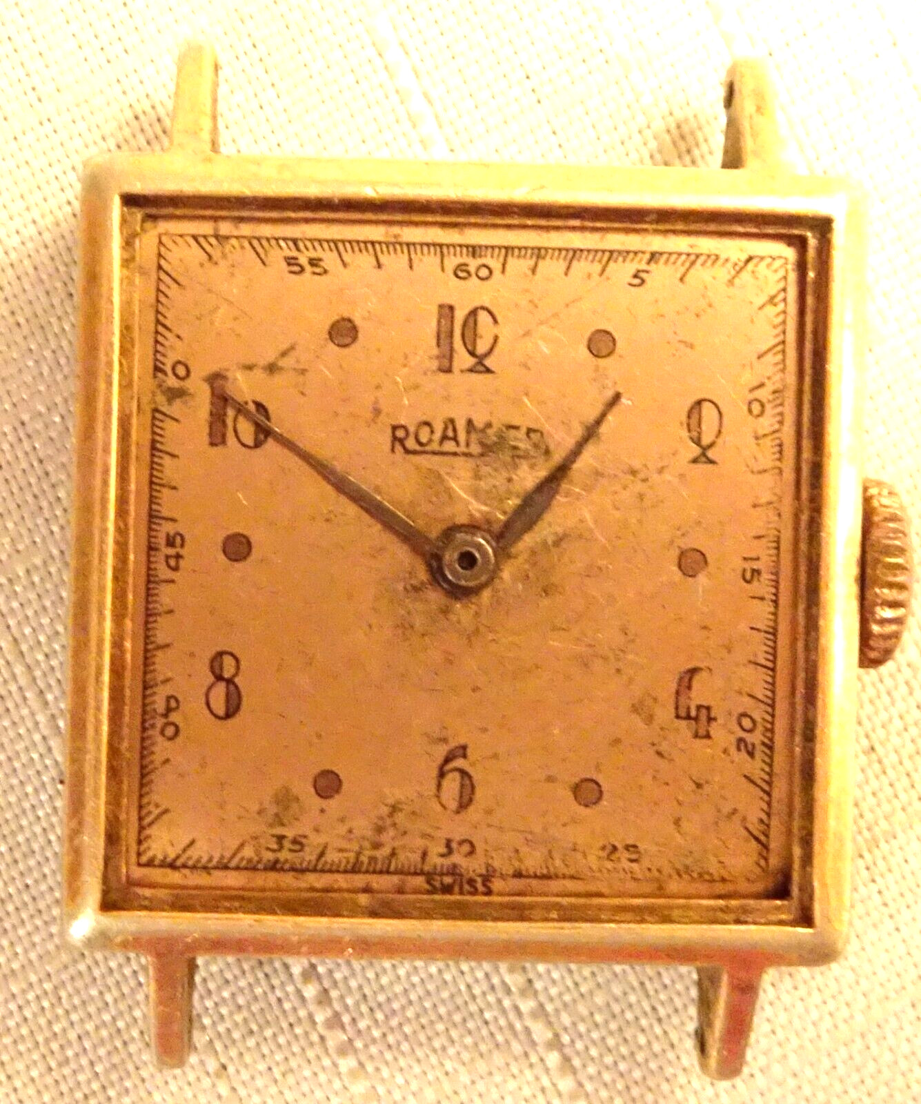 Roamer Wristwatch 15J Antique Men’s Parts or Repair