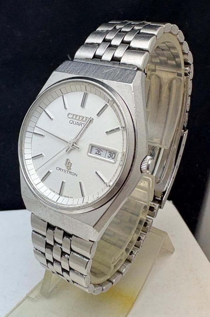 Citizen Chronotron Quartz Mens Vintage Watch 40mm wrist 18cm/wrist 18cm/7.1in