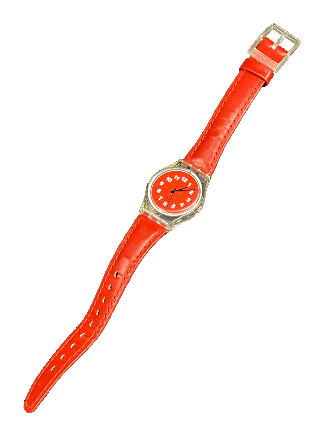 1996 Swatch Watch LK155 GLOSS Swiss Lady Quartz 25mm Originals Tested Vintage