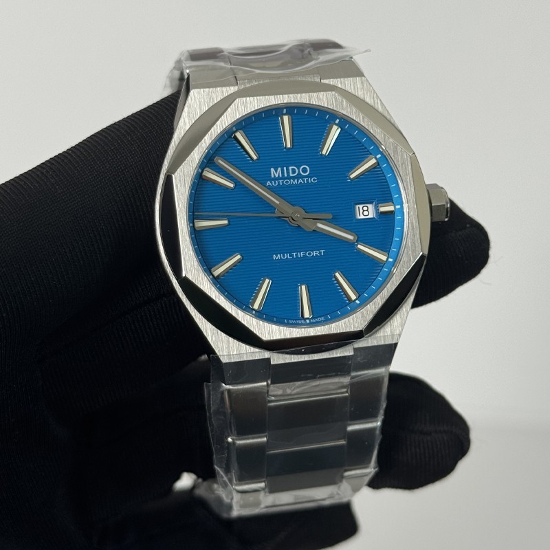 Mido Multifort 8 One Crown 40mm Turquoise Dial Men’s Watch M0555071104100