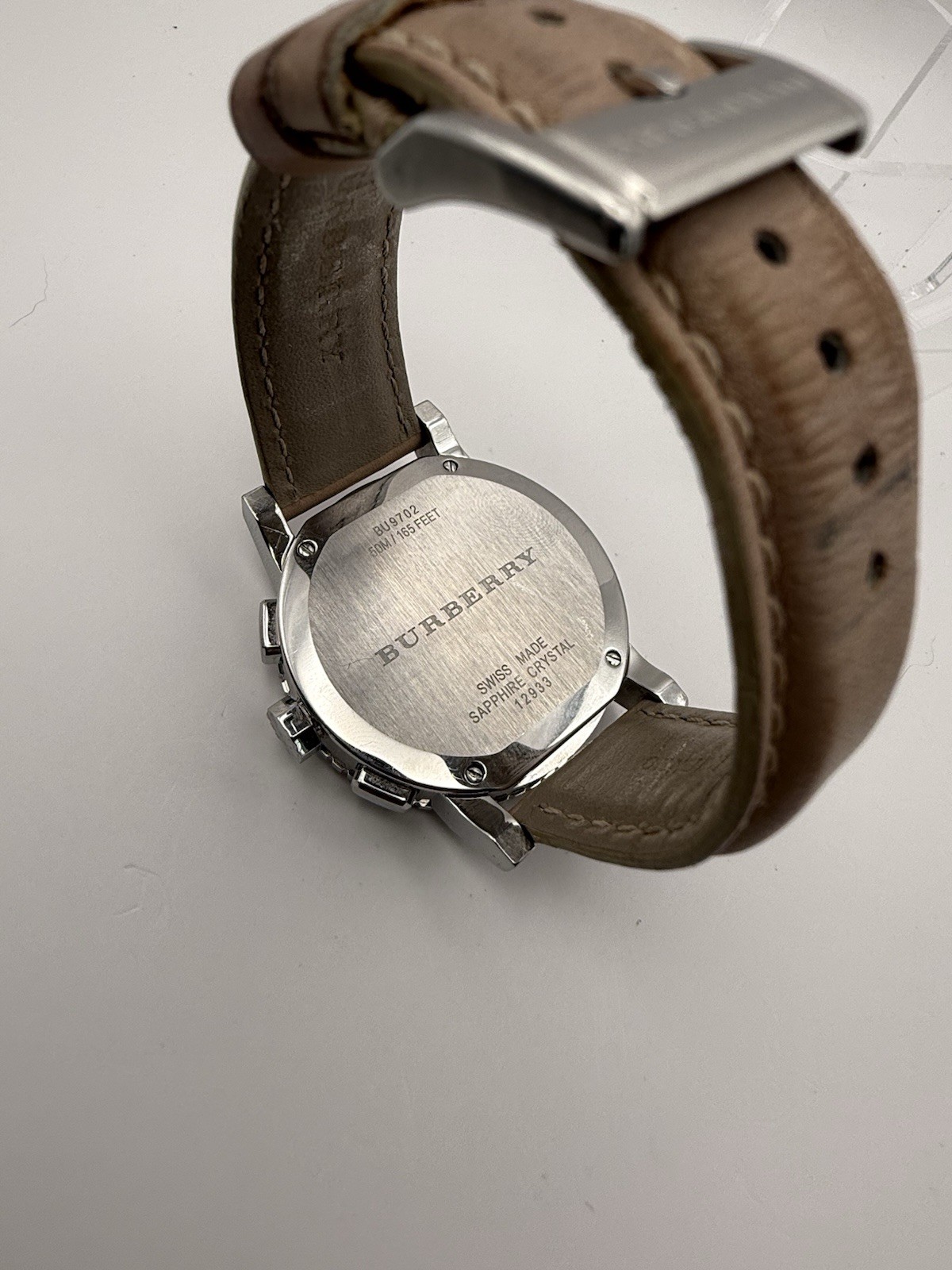 Burberry The City BU9702 Chronograph Leather Strap Quartz
