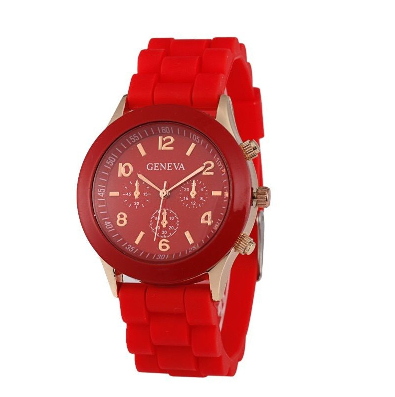 Geneva Unisex Quartz Watch Boys Girls Kids Adults Gel Sports Choice of 7 Colours