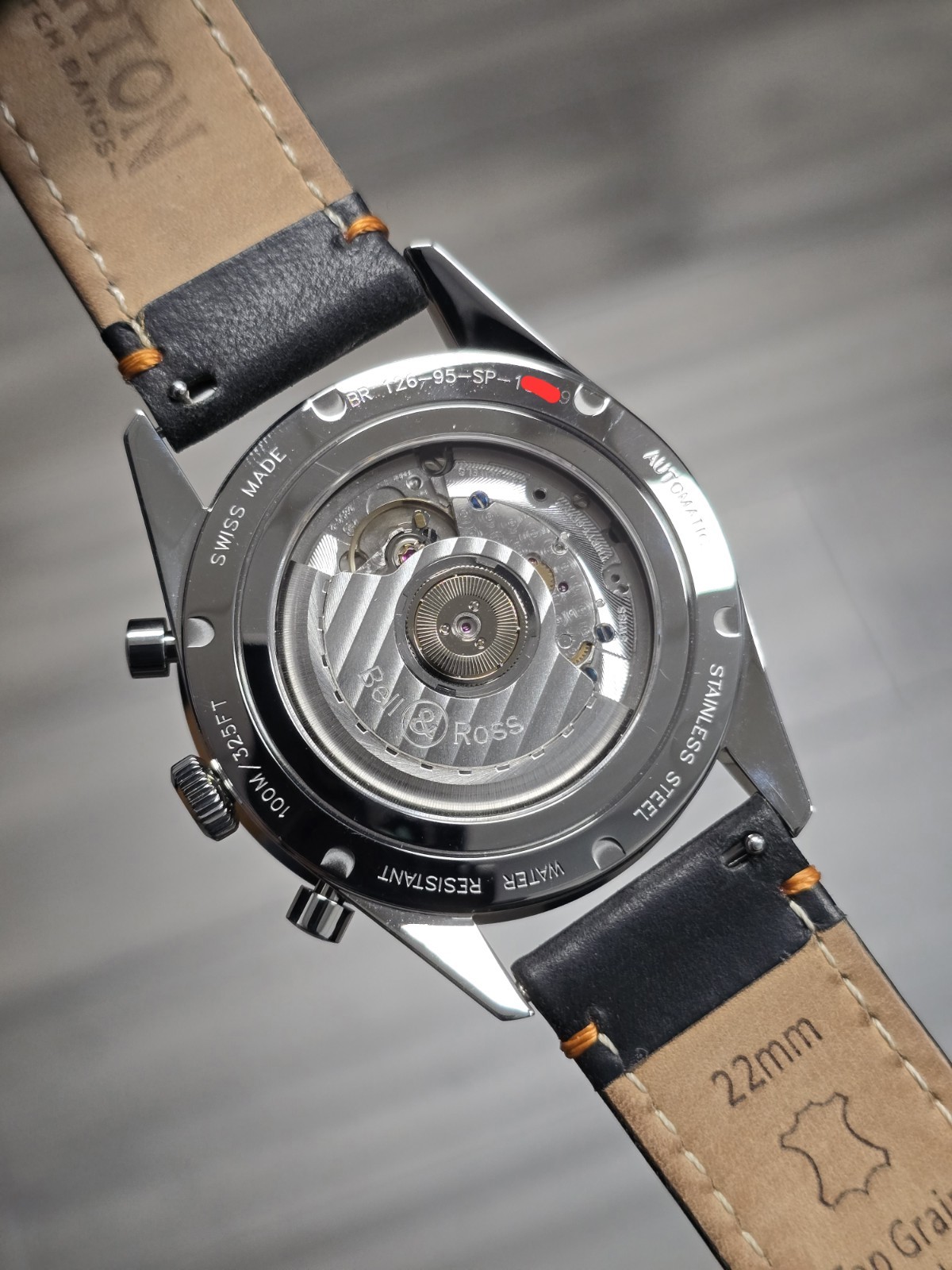 BELL & ROSS BR126 AUTOMATIC 42mm WATCH CHRONOGRAPH W/ Box