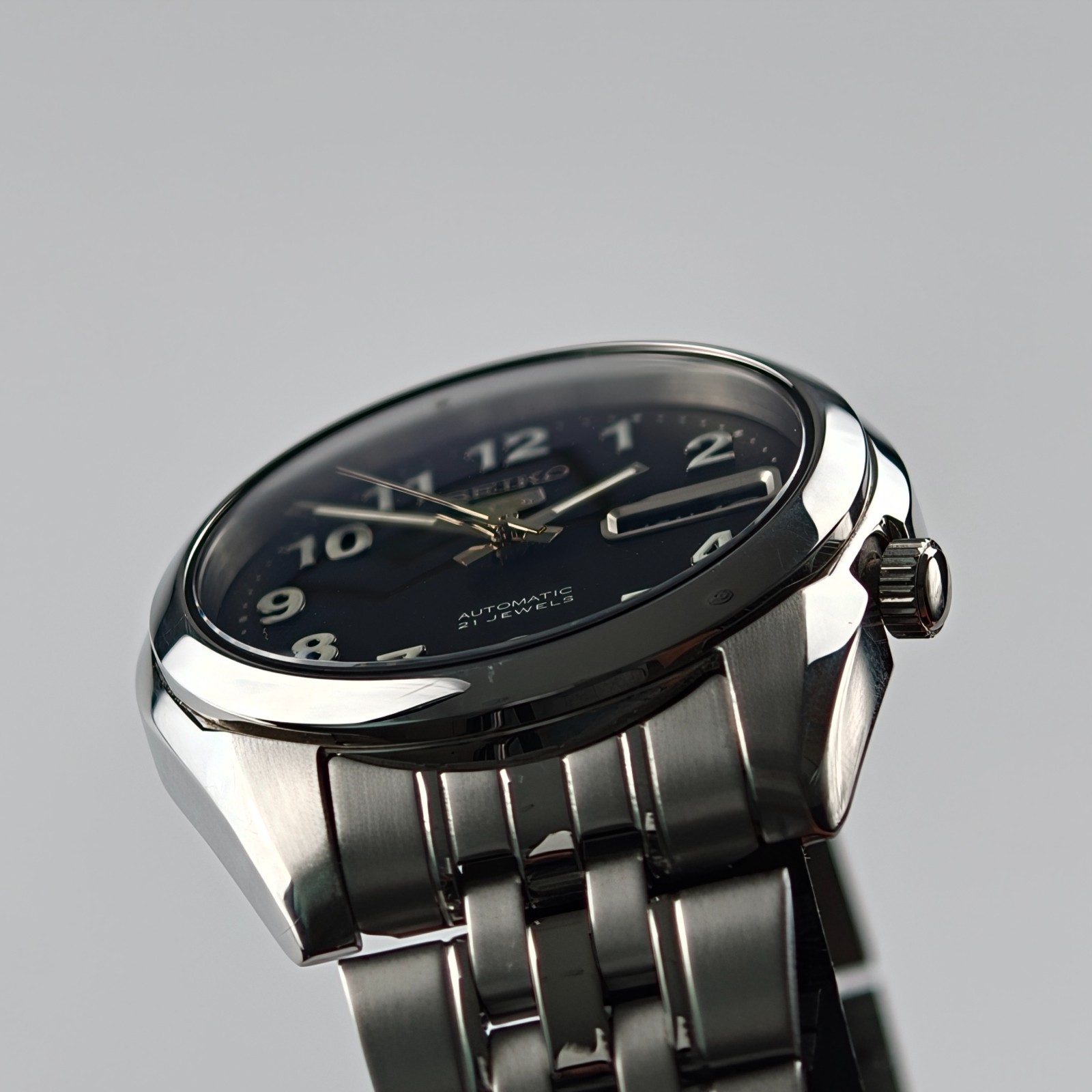 Seiko 5 SNK381K1 7S26-0090 Automatic Blue Dial Men’s Watch – Mint Full Set Box