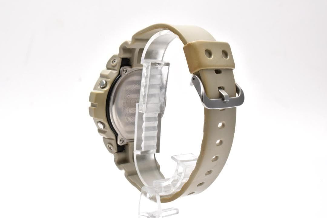 Working condition CASIO G-SHOCK men’s digital watch, sand beige.
