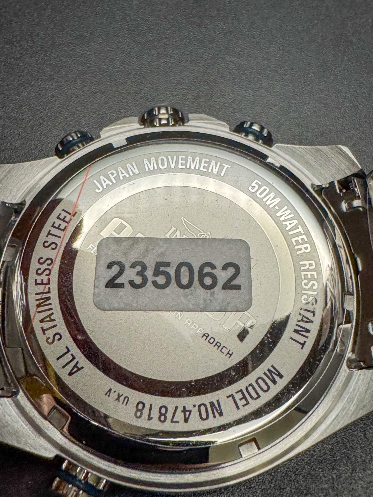Invicta 50mm Aviator Interceptor Chronograph All Stainless Steel Blue Dial 47818