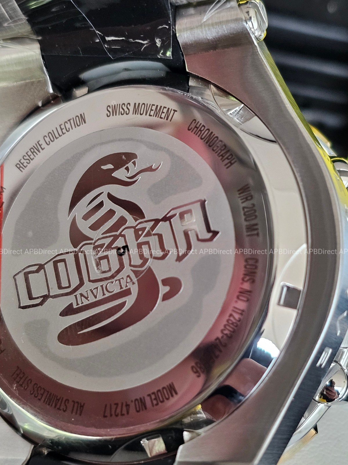 Invicta – Venom COBRA – Swiss Z60 Chronograph Mother-of-Pearl Dial – mens watch