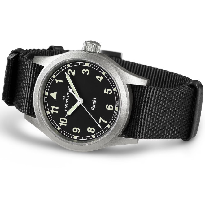 Hamilton Khaki Field Black Dial Quartz 38 mm Watch H69401430