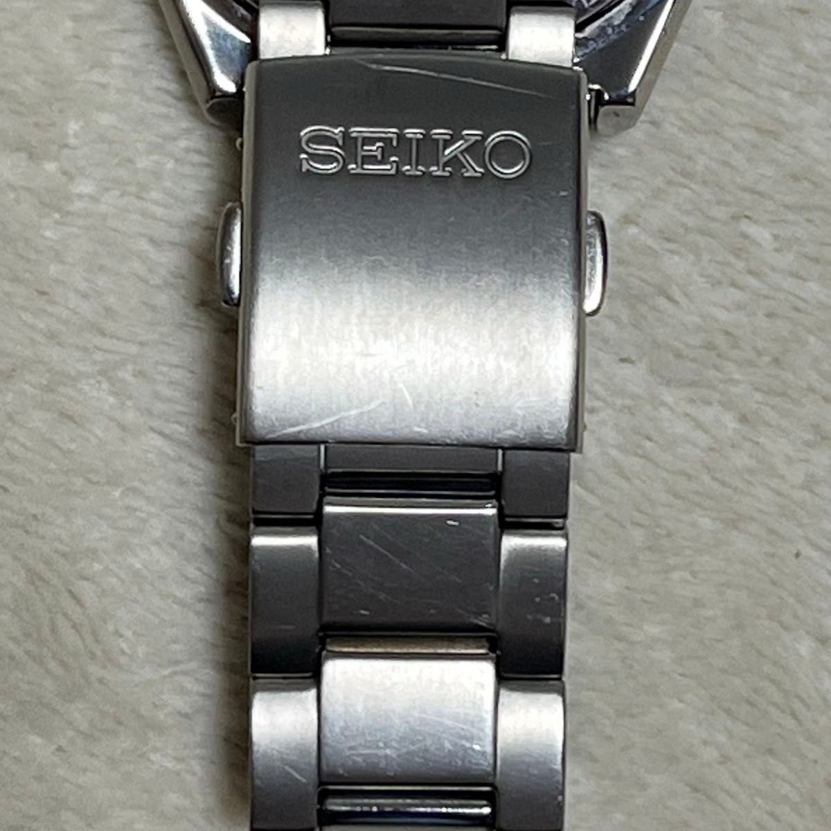 Excellent Condition SEIKO BRIGHTZ Radio Solar Lightweight Titanium Wristwatch SA
