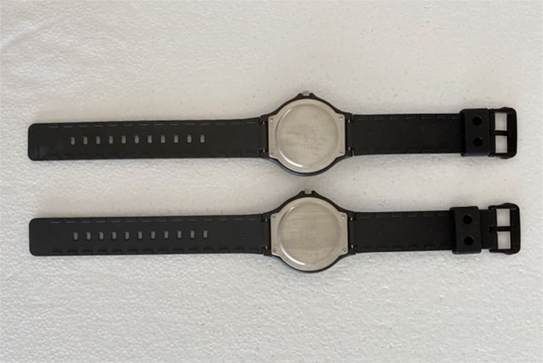 CASIO watches / White dial, Black dial (2 pieces)