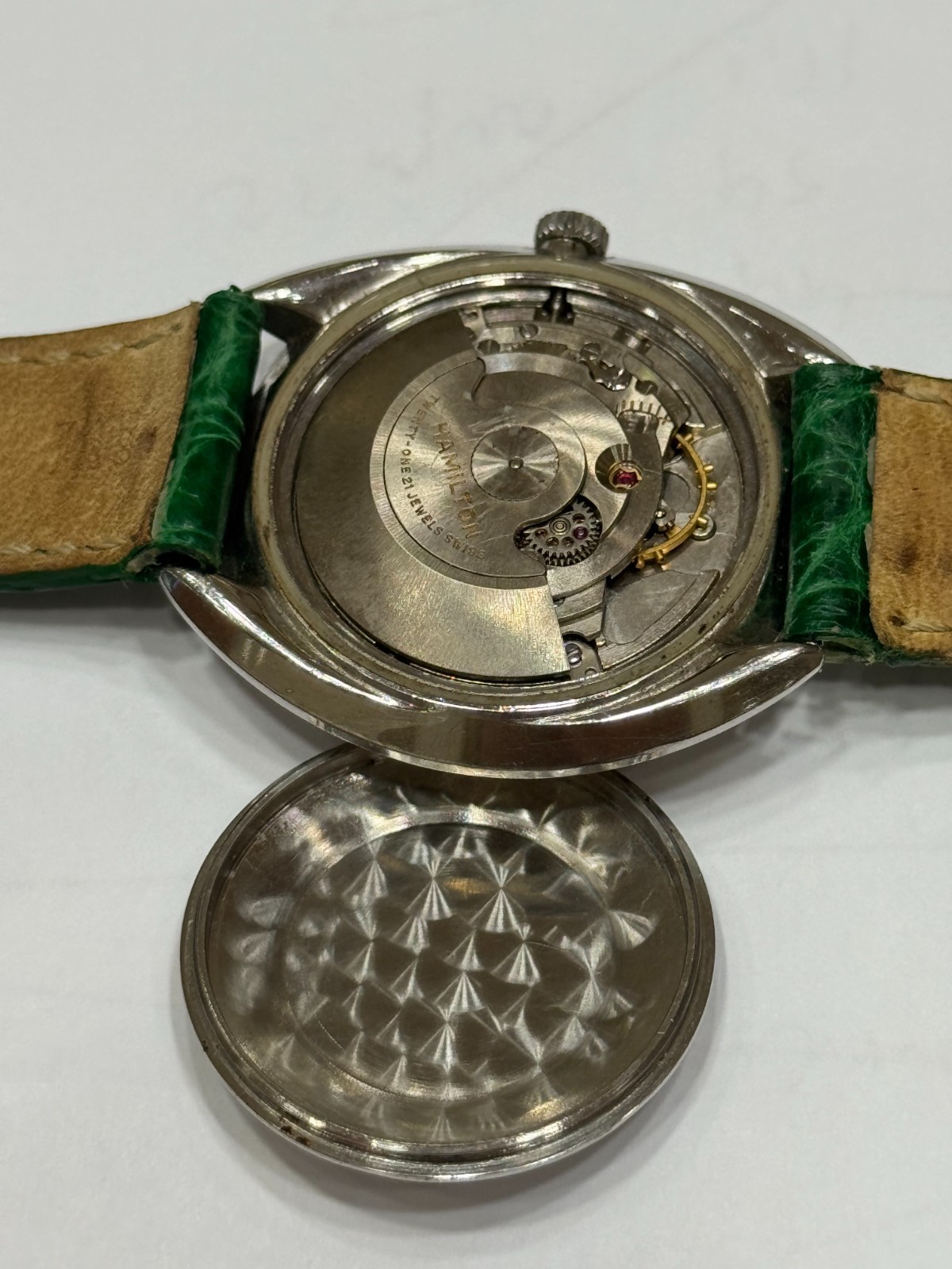 Vintage Hamilton 4000-3 Automatic Eta 2451 Mens 35.5mm Swiss Made Years 1960
