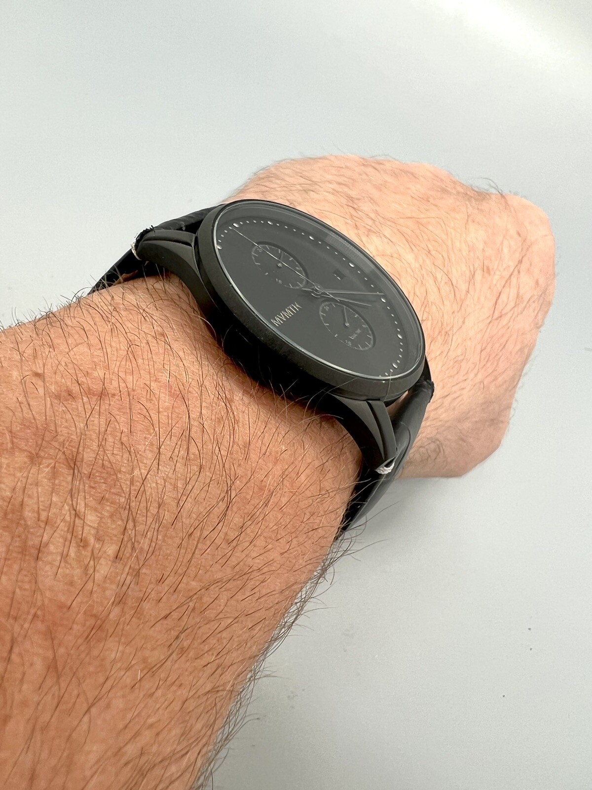 MVMT By Movado Voyager Chronograph Watch Men Matte Black Date 42mm .