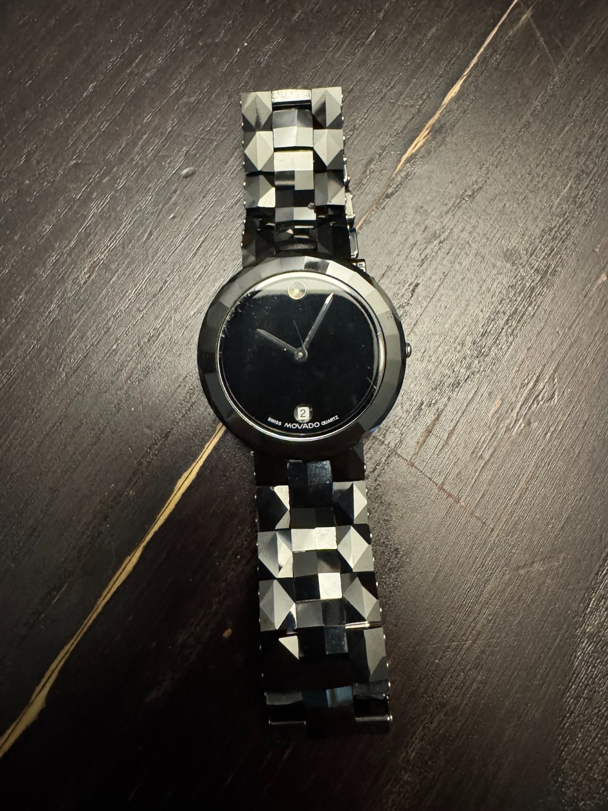 Women’s Black PVD Movado Watch 84.19.861/1.4