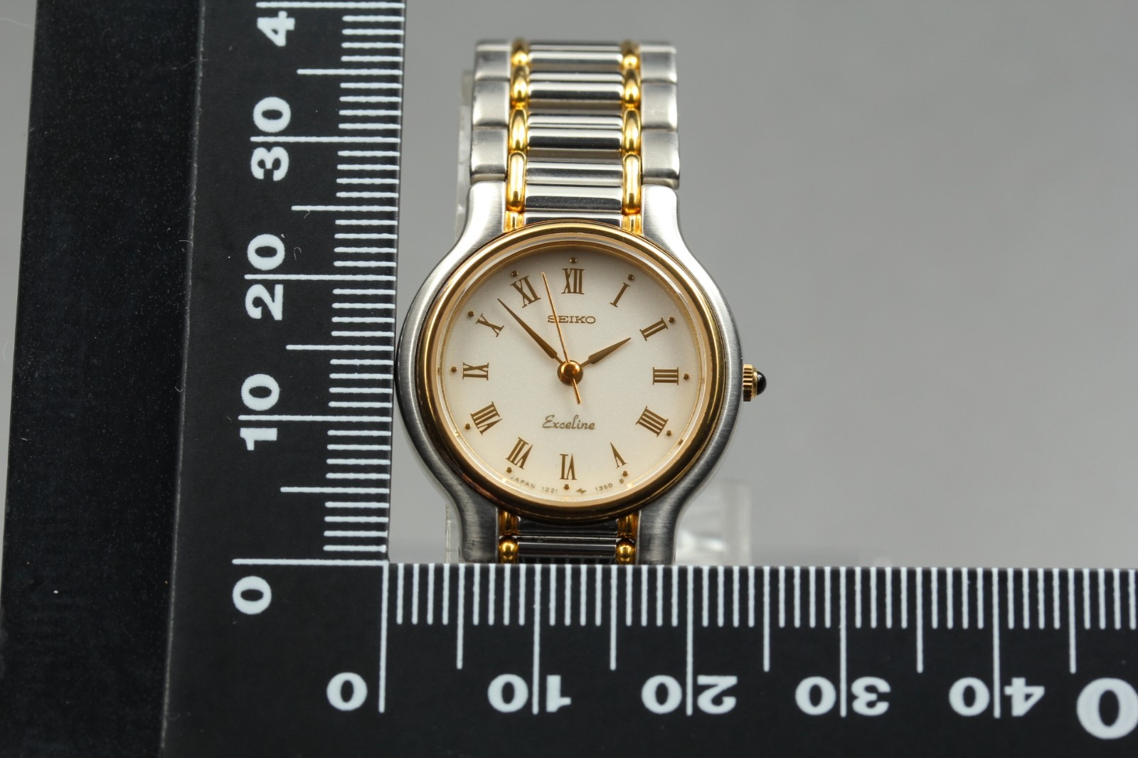 Vintage 1987 [N MINT] SEIKO EXCELINE 1221-0190 Womens Quartz Watch From JAPAN#81