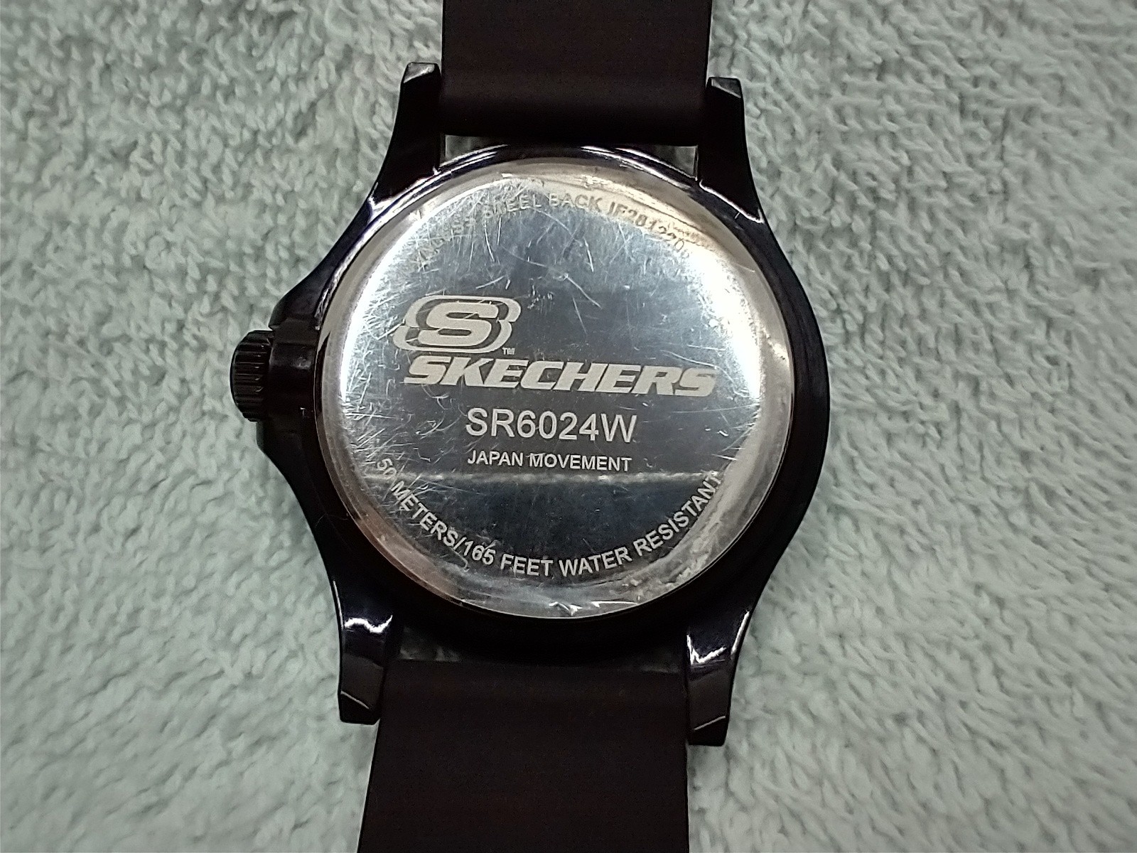 SKECHERS MEN’S “ROSENCRANS” POLYCARBONATE RUBBER STRAP MONOCHROMATIC 50M WATCH