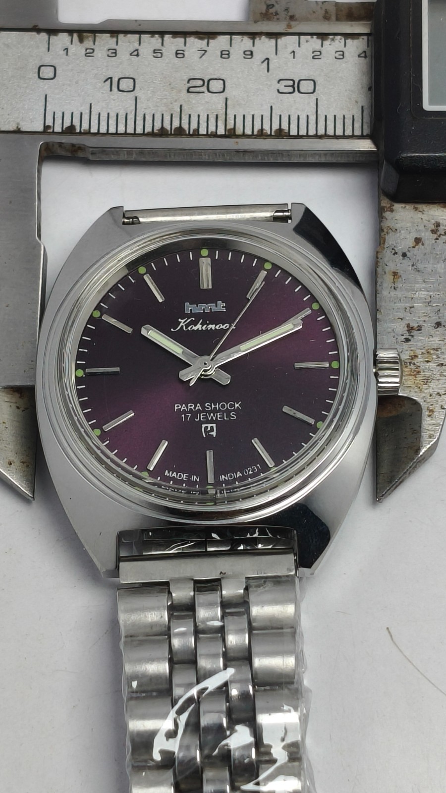 HMT Kohinoor 17 Jewels Hand Winding Wrist Watch For Men’s In Working Condition