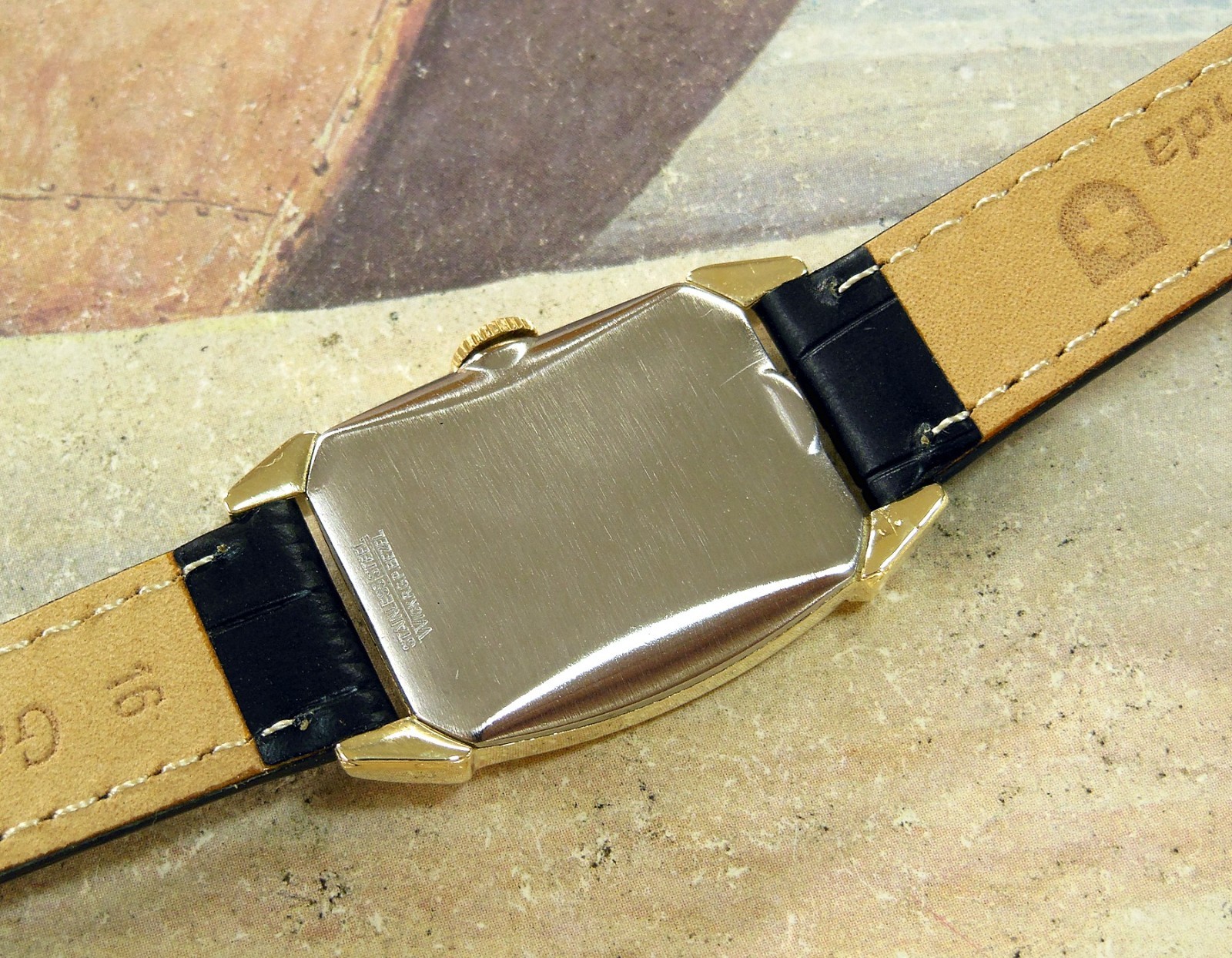 1950’s Vintage ELGIN Fancy Case, Stunning SILVER Dial, Serviced