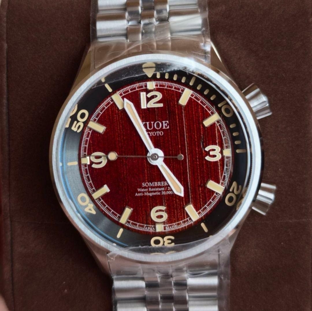 KUOE KYOTO SOMBRERO 90-011 Hake Red Automatic Watch NEW