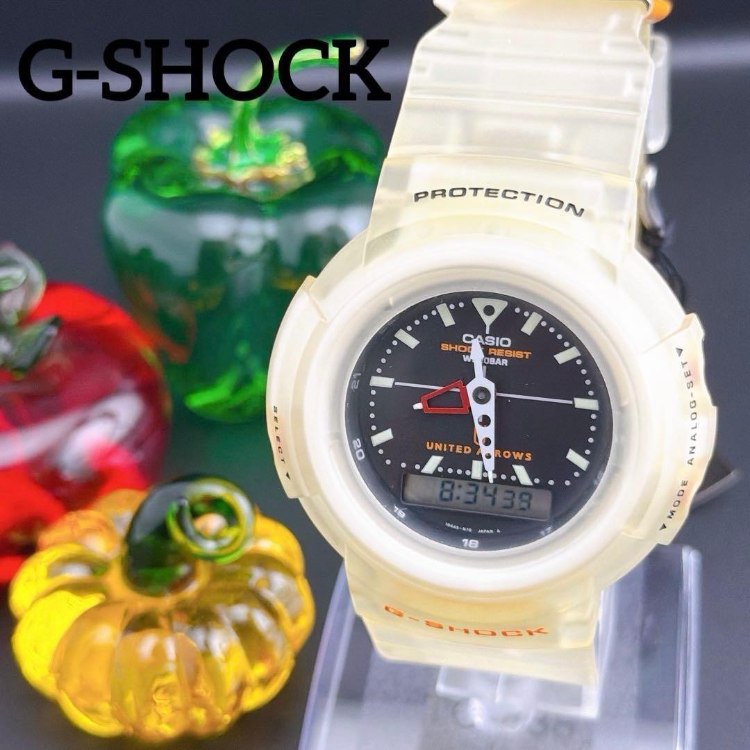 G-Shock Casio Quartz Men’s Watch AW-500BUA-1E Black Ivory Bezel Authentic
