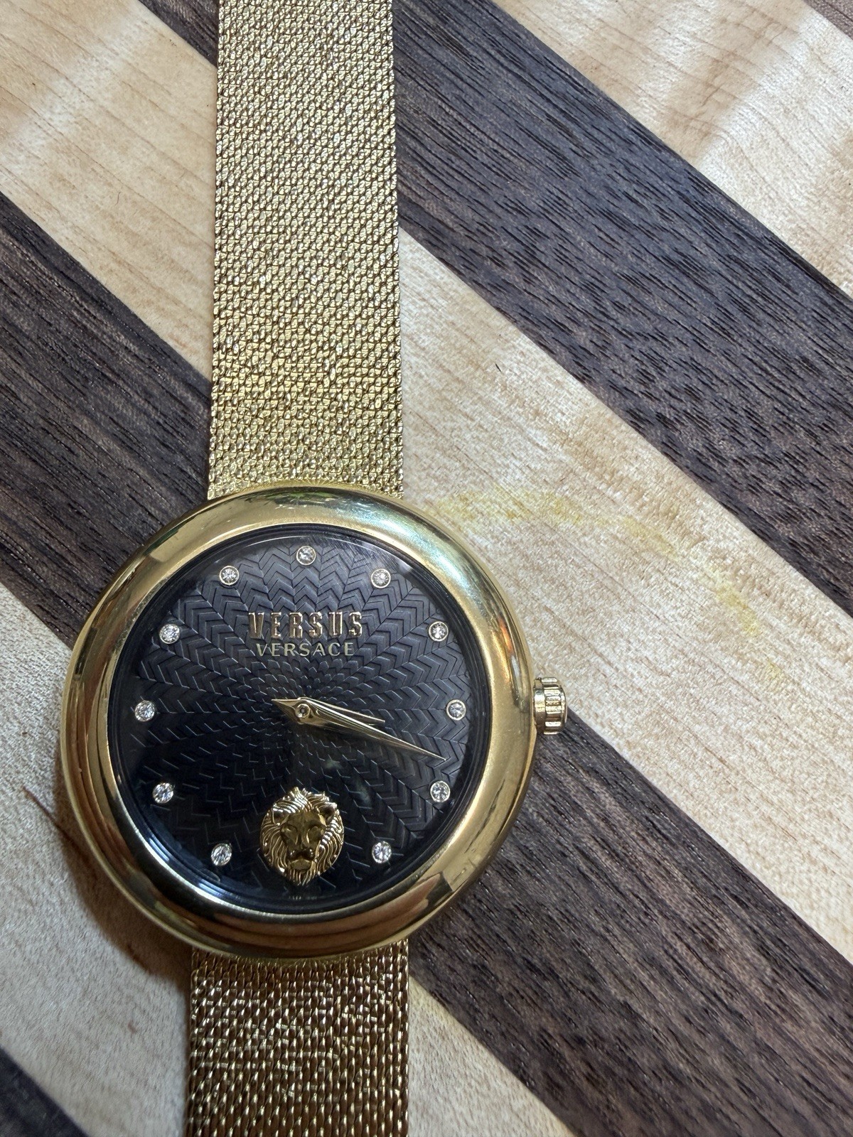 Versus Versace Womens Gold Bracelet Watch