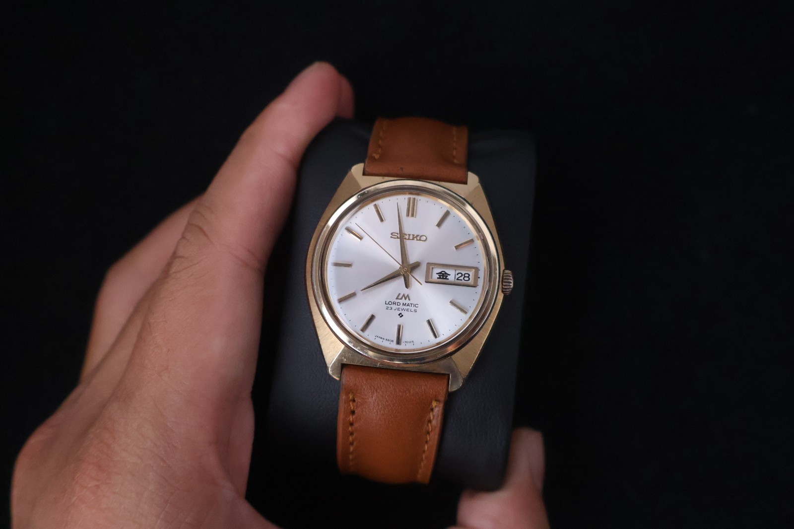 [Serviced] Rare Vintage 1970s Seiko Lord Matic LM SGP 23 Jewels 5606-7000