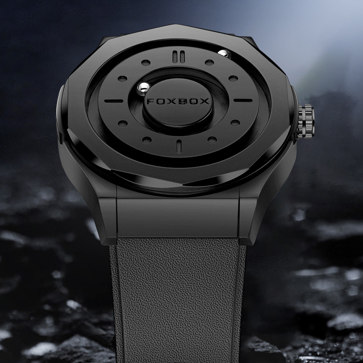NEW Men Watch Quartz Scrolling Bead Magne Waterproof Creative Man Wristwatch