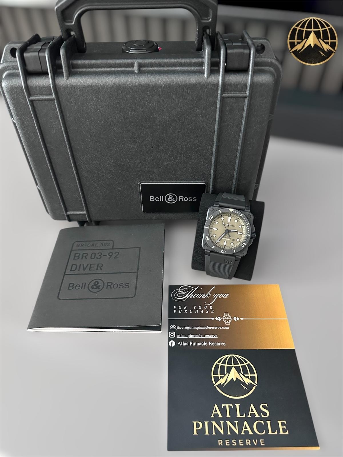 Bell & Ross Br 03-92 Diver Military Limited Edition BR0392-D-KA-CE/SRB