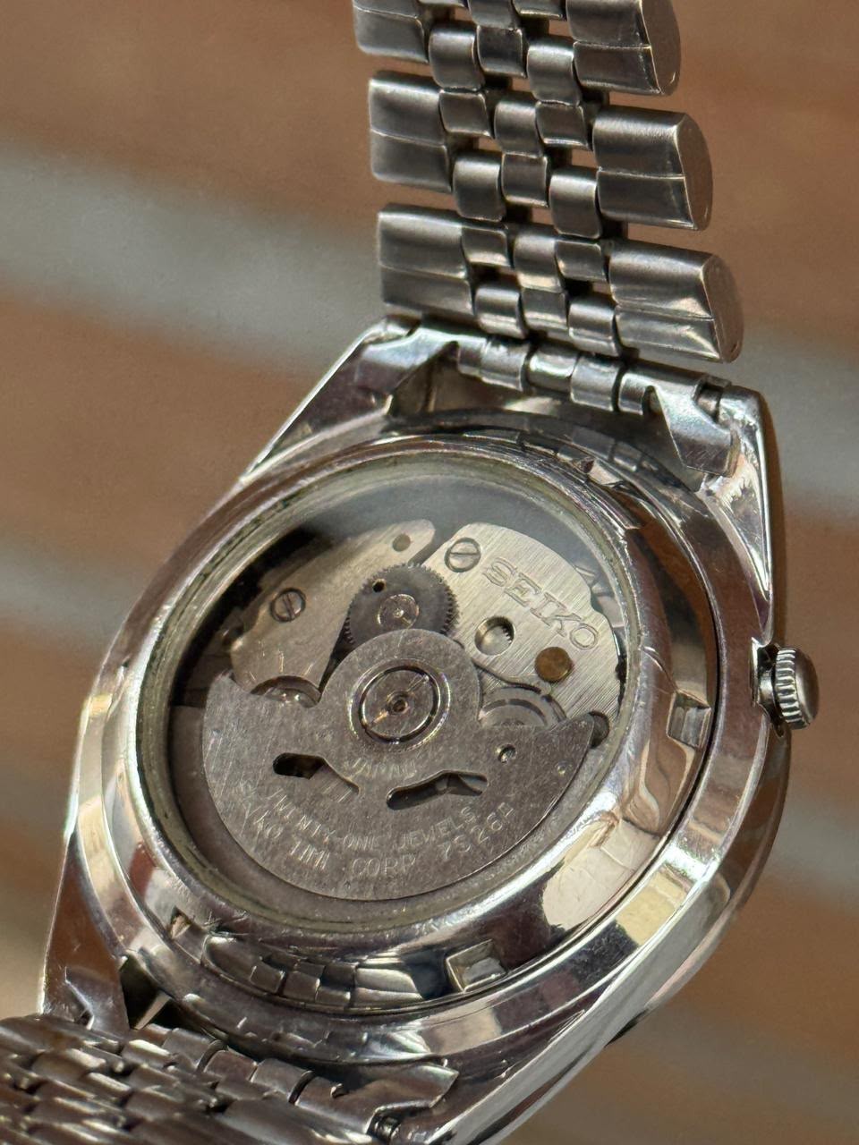 Seiko 5 Automatic 21 Jewels 7s26 Silver Dial Day Date Men’s Watch