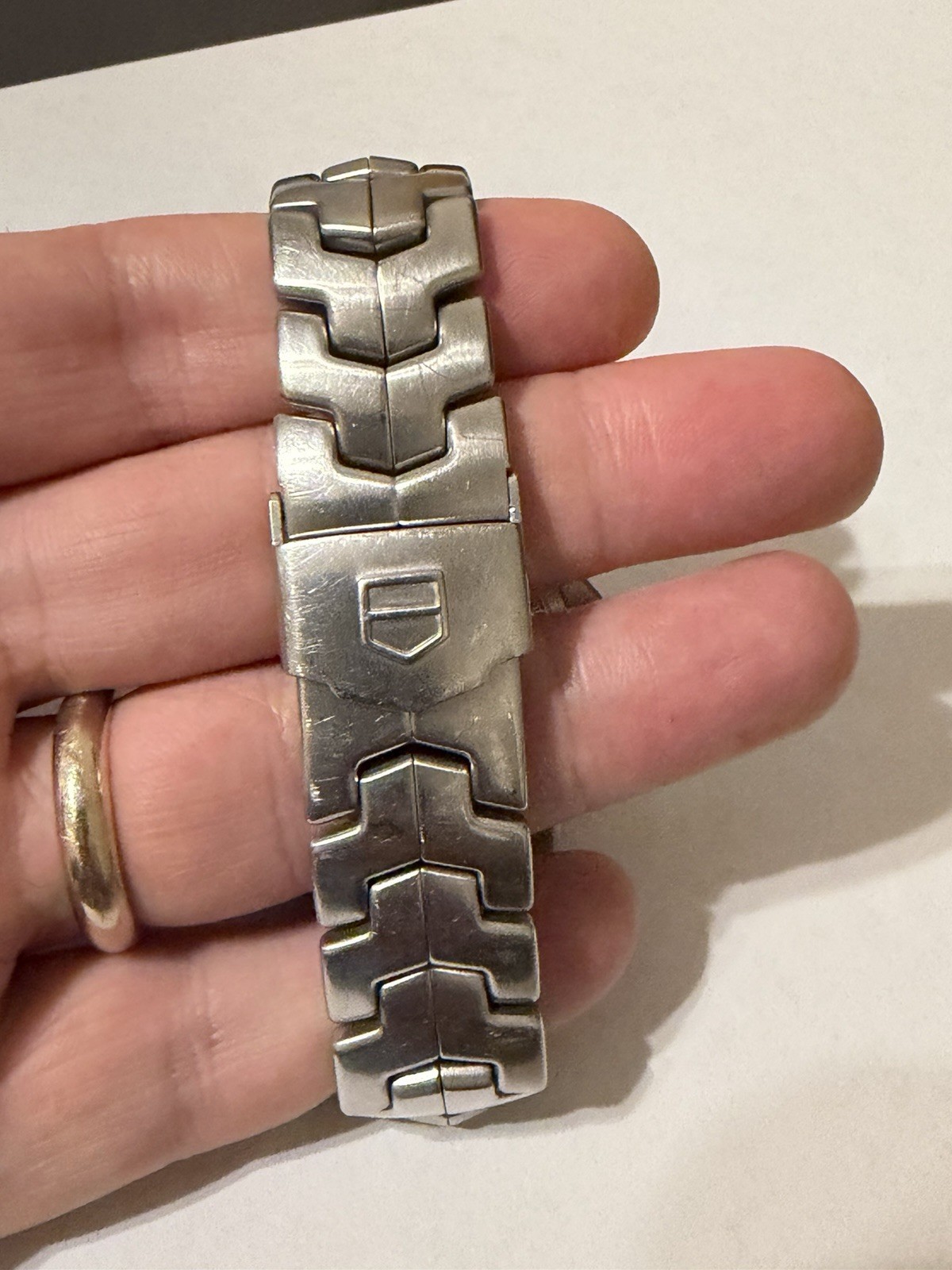 TAG Heuer Link Calibre 6 Automatic Date Black Dial Steel Bracelet 200m