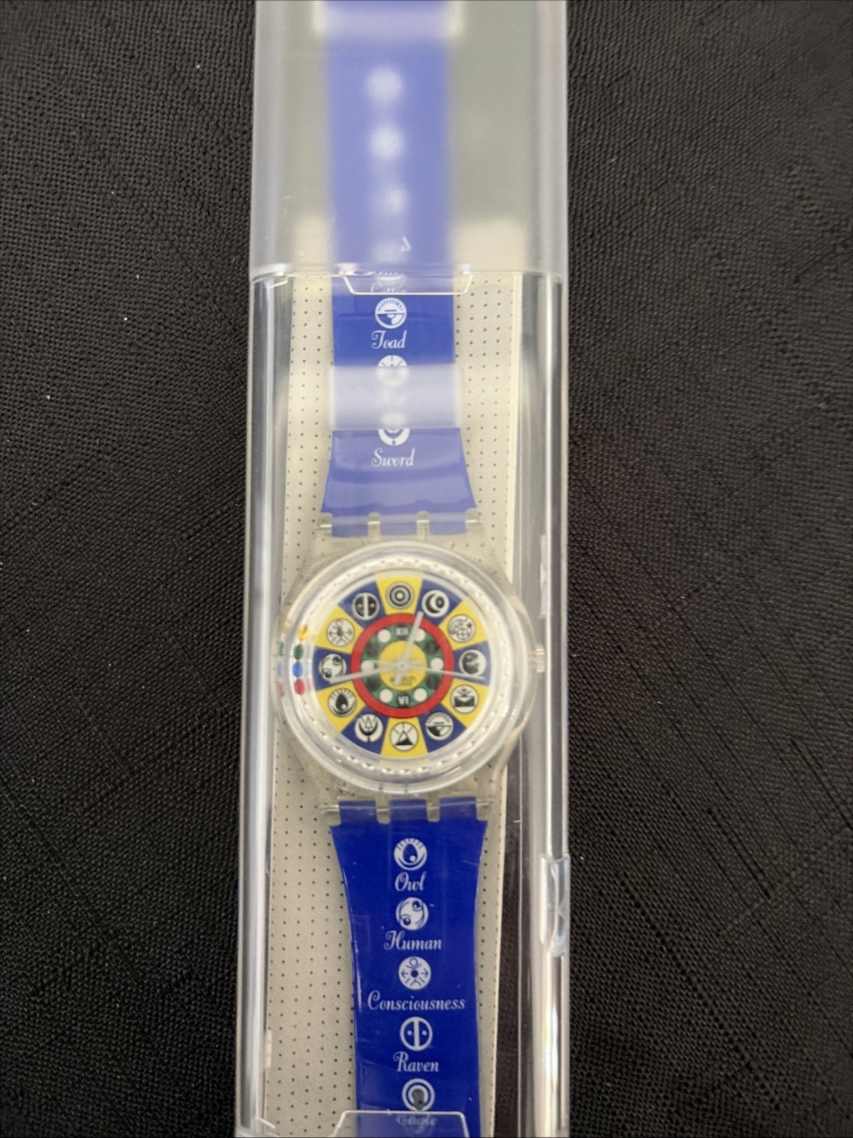 Vintage 1996 Swatch Gent ORACOLO Watch GZ151 Special Ed. Original Box & Papers