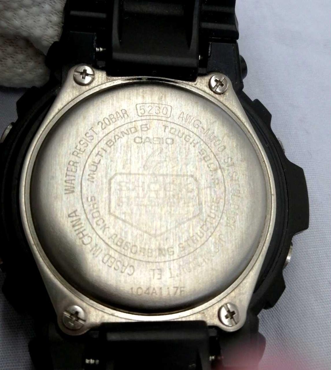 Casio G-Shock AWG-M100 Solar Rubber Band Unisex Watch | 1-Month Guarantee
