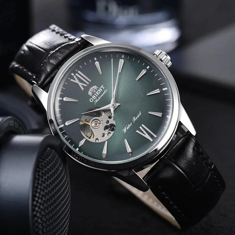 Orient Watch Bambino Classic Men Luxury Gift Automatic Mechanical Leather Strap