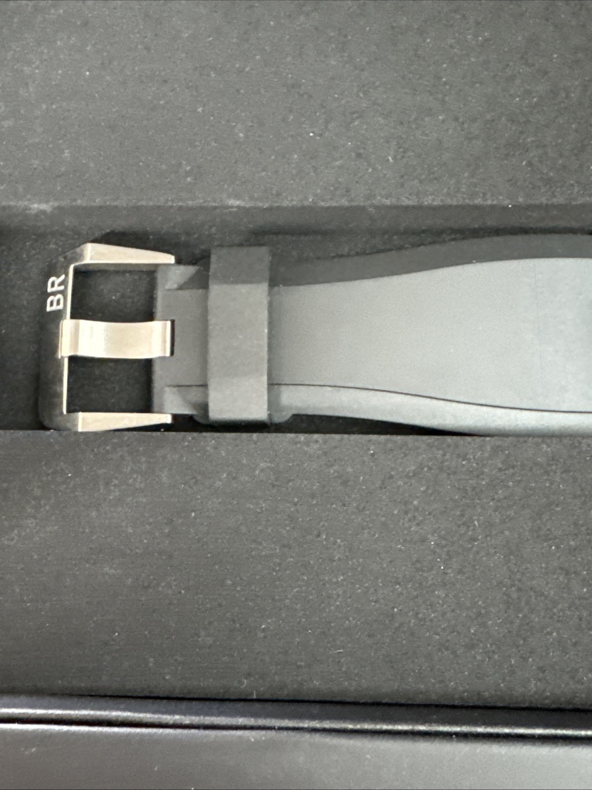 Bell & Ross BR 03-92 42mm Black/Silver Stainless Steel Case Black Rubber…