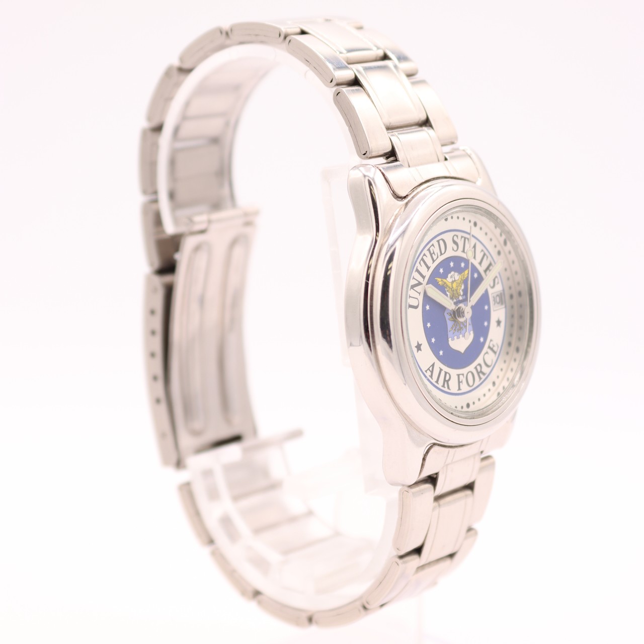 Vintage 36mm Accutime United States Air Force Date Men’s Quartz Wristwatch Japan