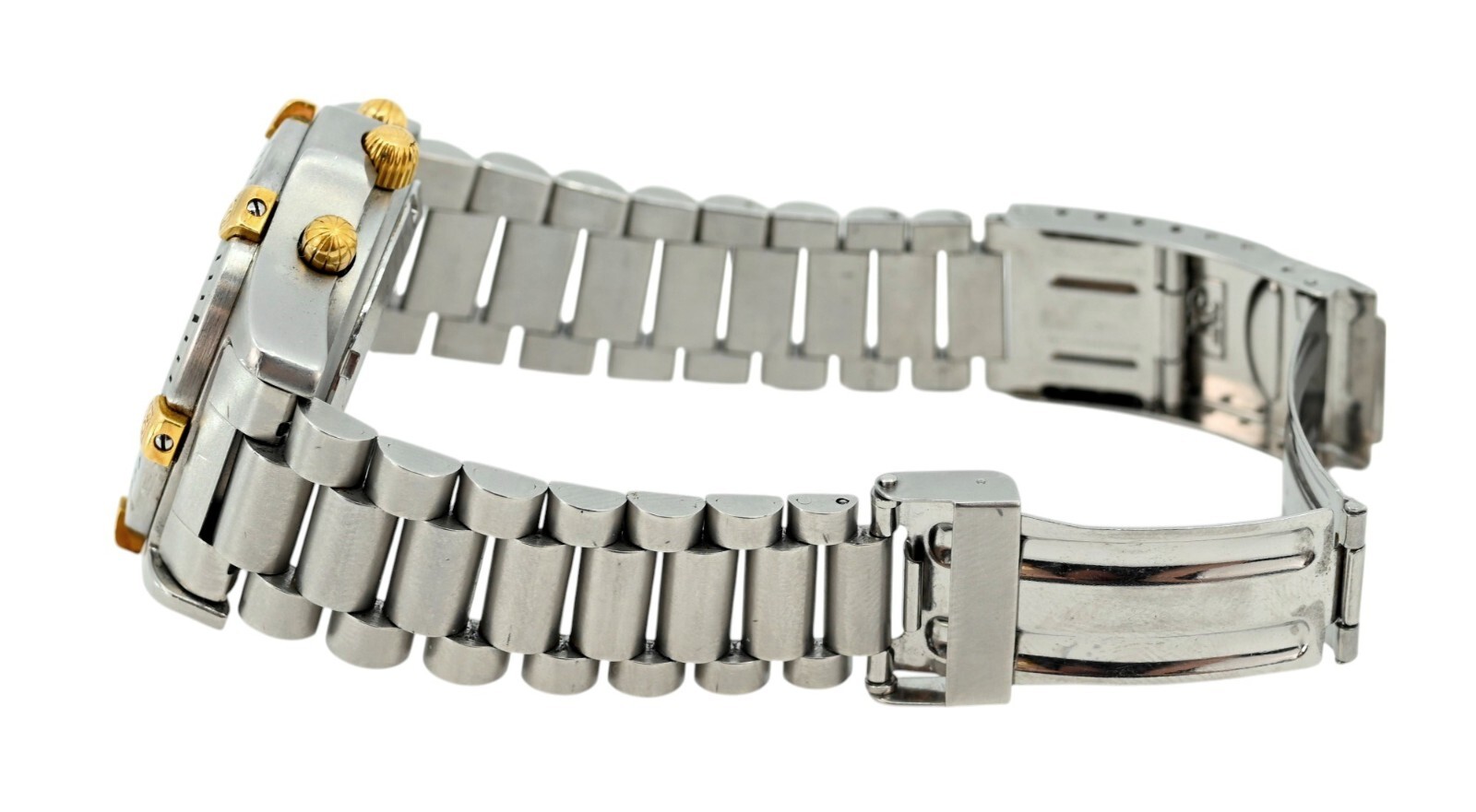 Tag Heuer 38mm Men’s 2000 Series Automatic White Dial Two-Tone Watch 165.806!