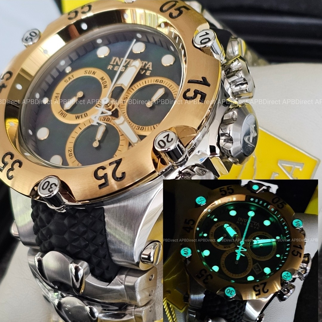 Invicta – Venom COBRA – Swiss Z60 Chronograph Mother-of-Pearl Dial – mens watch