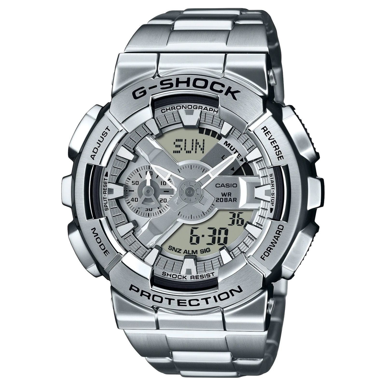 G SHOCK with Metal Band CASIO G SHOCK GM 110D 8AJF