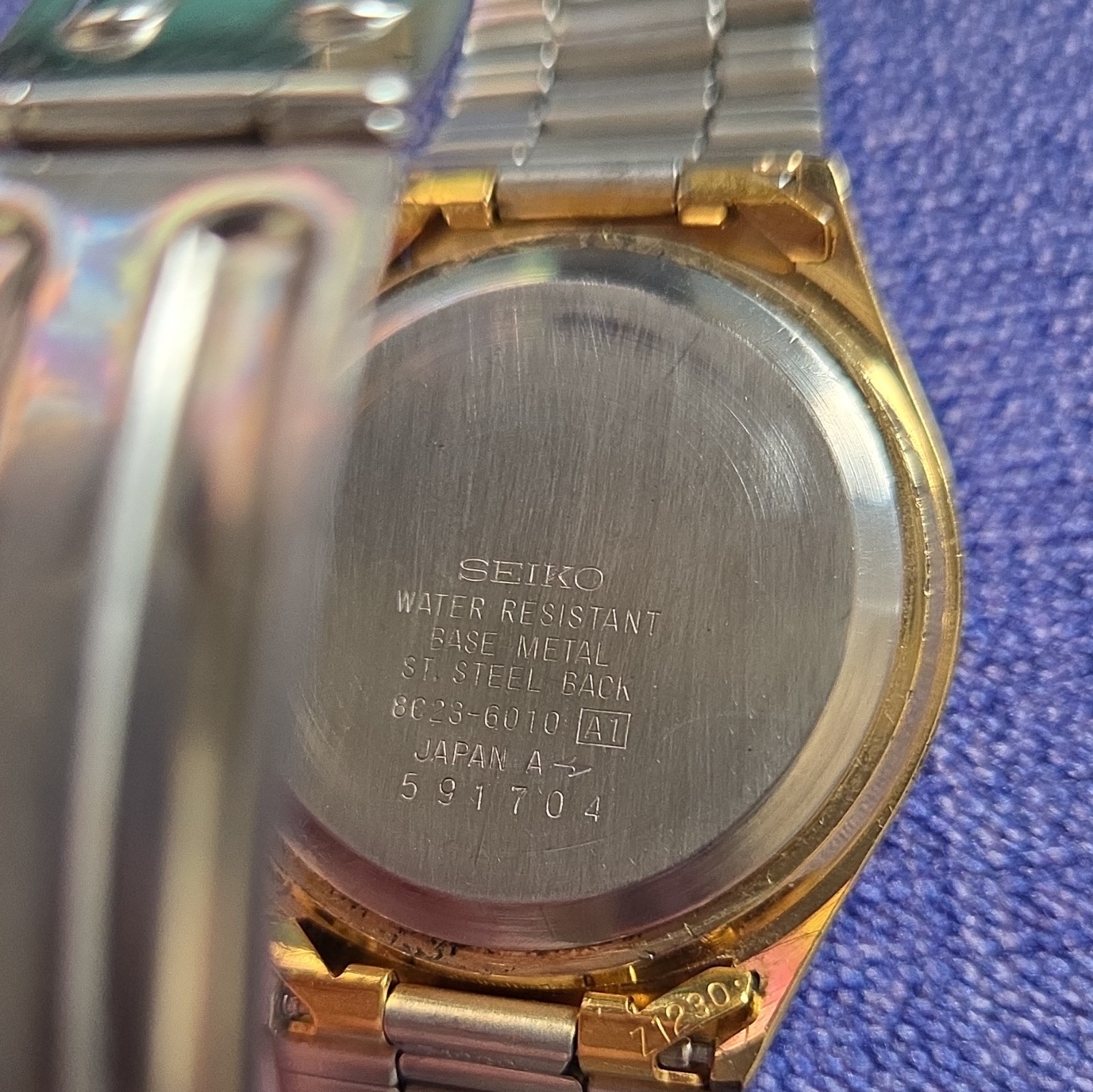 Seiko Men’s Automatic Watch 5 Day/Date 8C23-610 Working Condition- Water resists