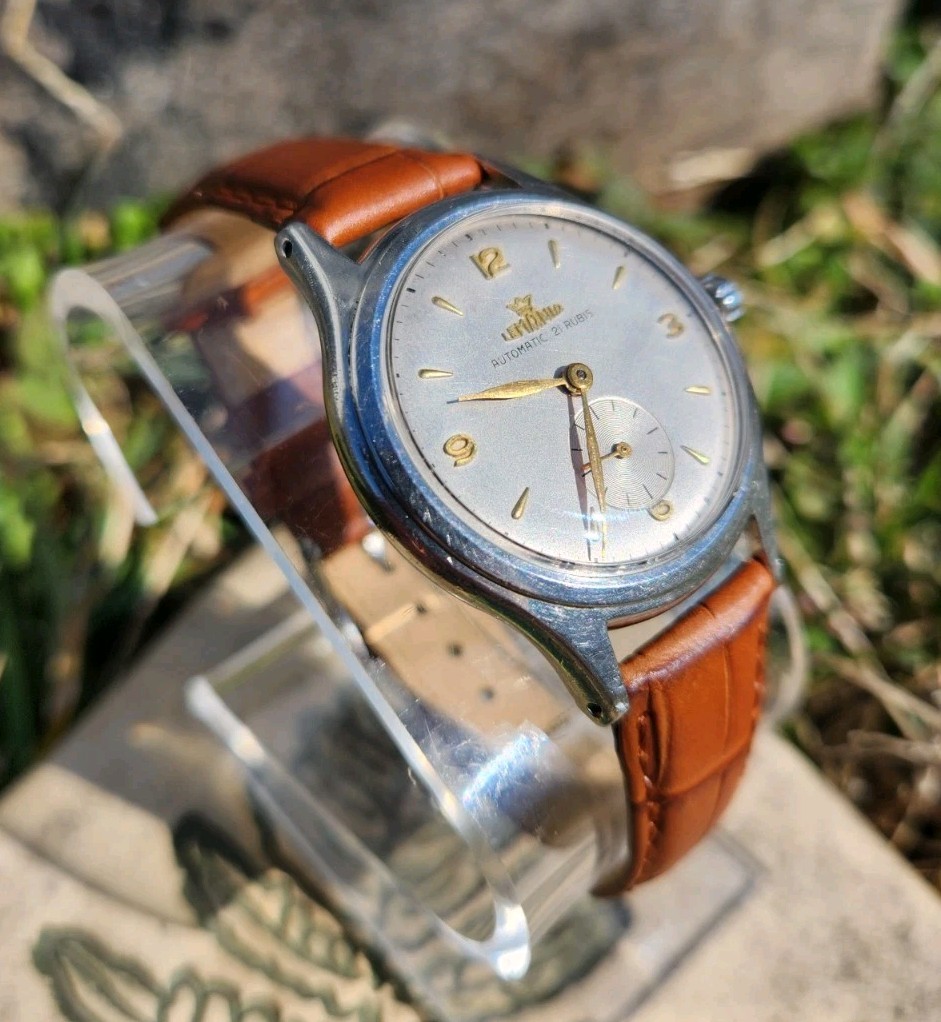 Vtg Lemania Automatic REF 259 *SERVICED* Men’s 35mm Watch LWO3600 21 Jewel!!!