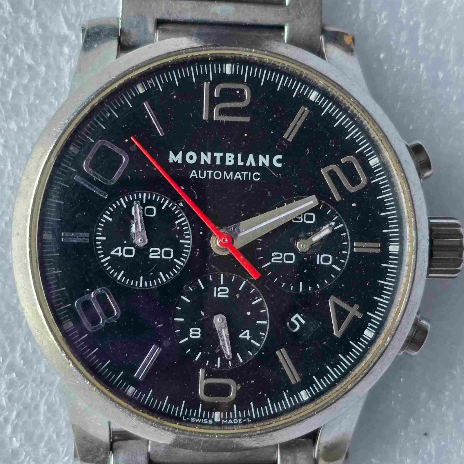 MONTBLANC TIMEWALKER Chronographe. Ref : 7069. Cal: 4810. For Parts/Repairs